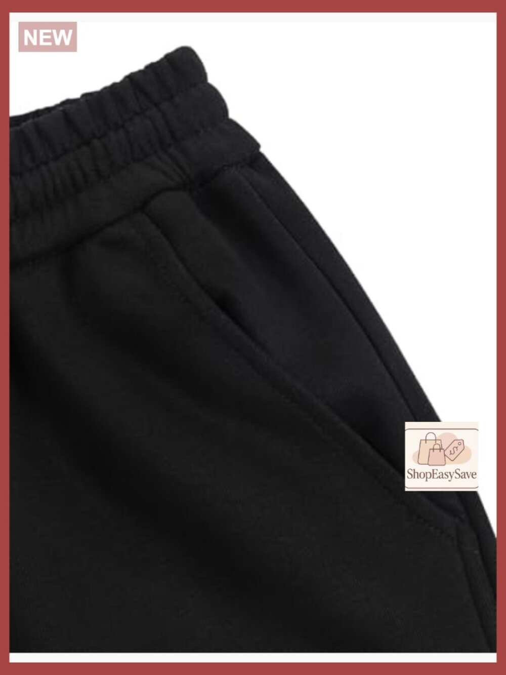 Wide Leg Sweatpants Baggy Arc Design Casual Lounge Pants with Pockets Y2K - Picture 6 of 7